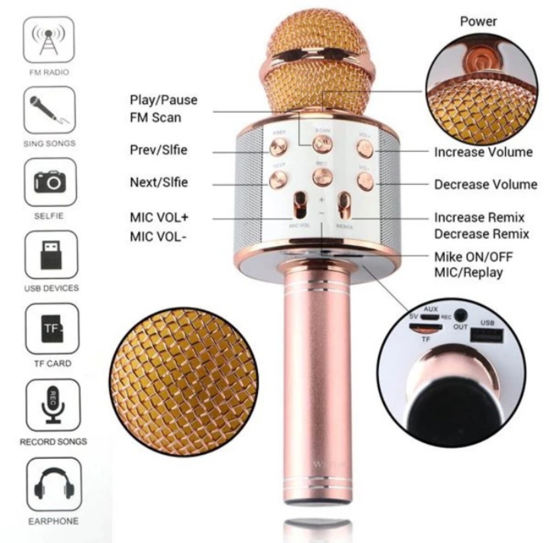 میکروفون اسپیکر مدل WS-858