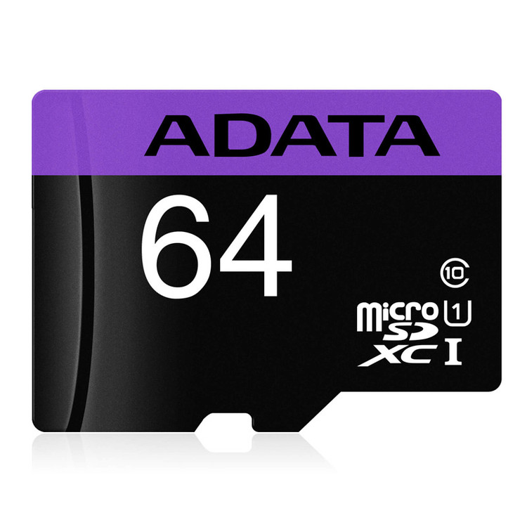 رم میکرو 64 گیگ ای دیتا Adata Premier U1 C10 80MB/s + خشاب