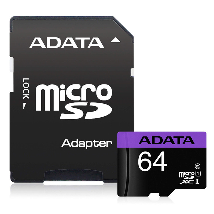 رم میکرو 64 گیگ ای دیتا Adata Premier U1 C10 80MB/s + خشاب