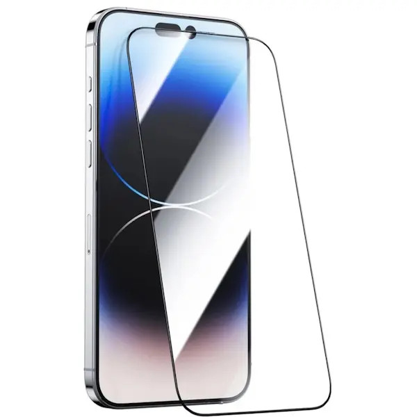 محافظ شفاف صفحه نمایش آیفون 15 پرومکس گرین مدل STEVE 9H HD GLASS PROTECTOR