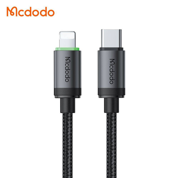 کابل مک دودو USB-C به Lightning مدل CA-482، توان 36 وات، 1 متر، چراغدار